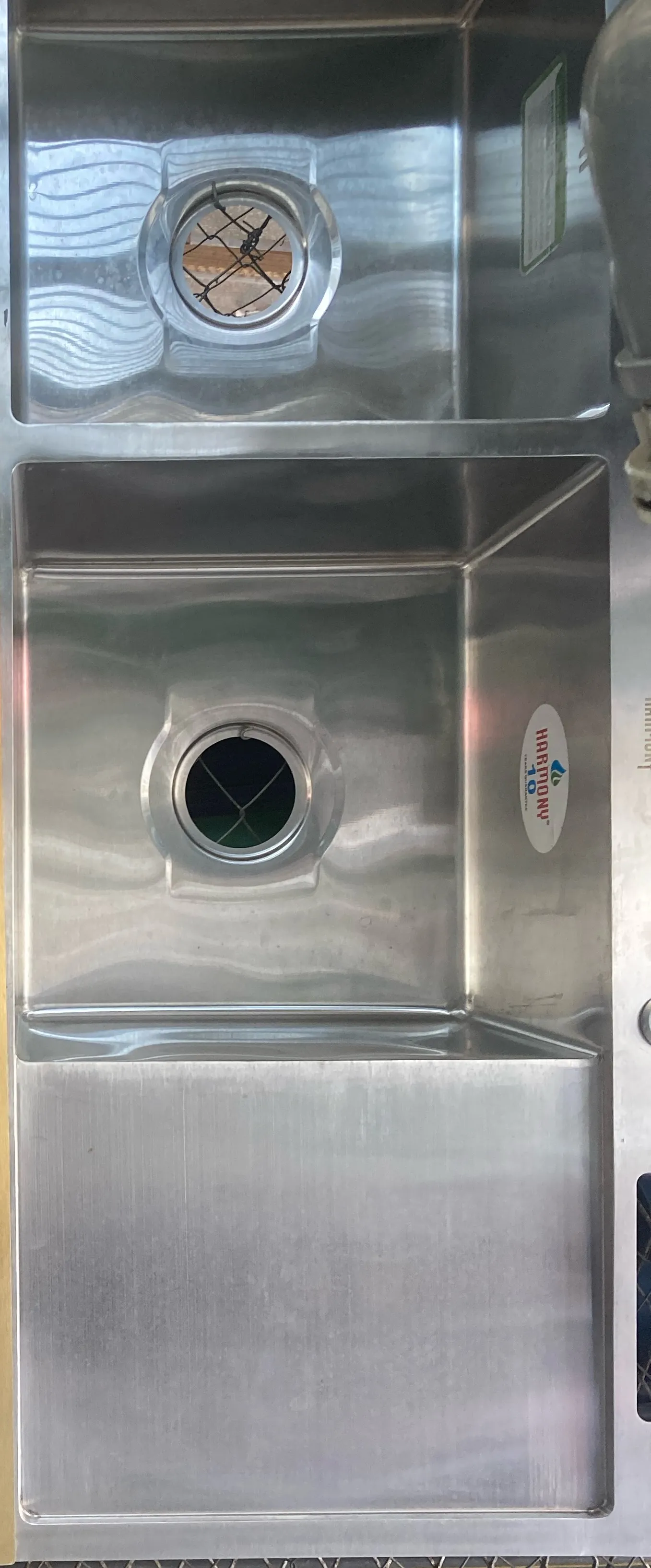 Double handmade sink